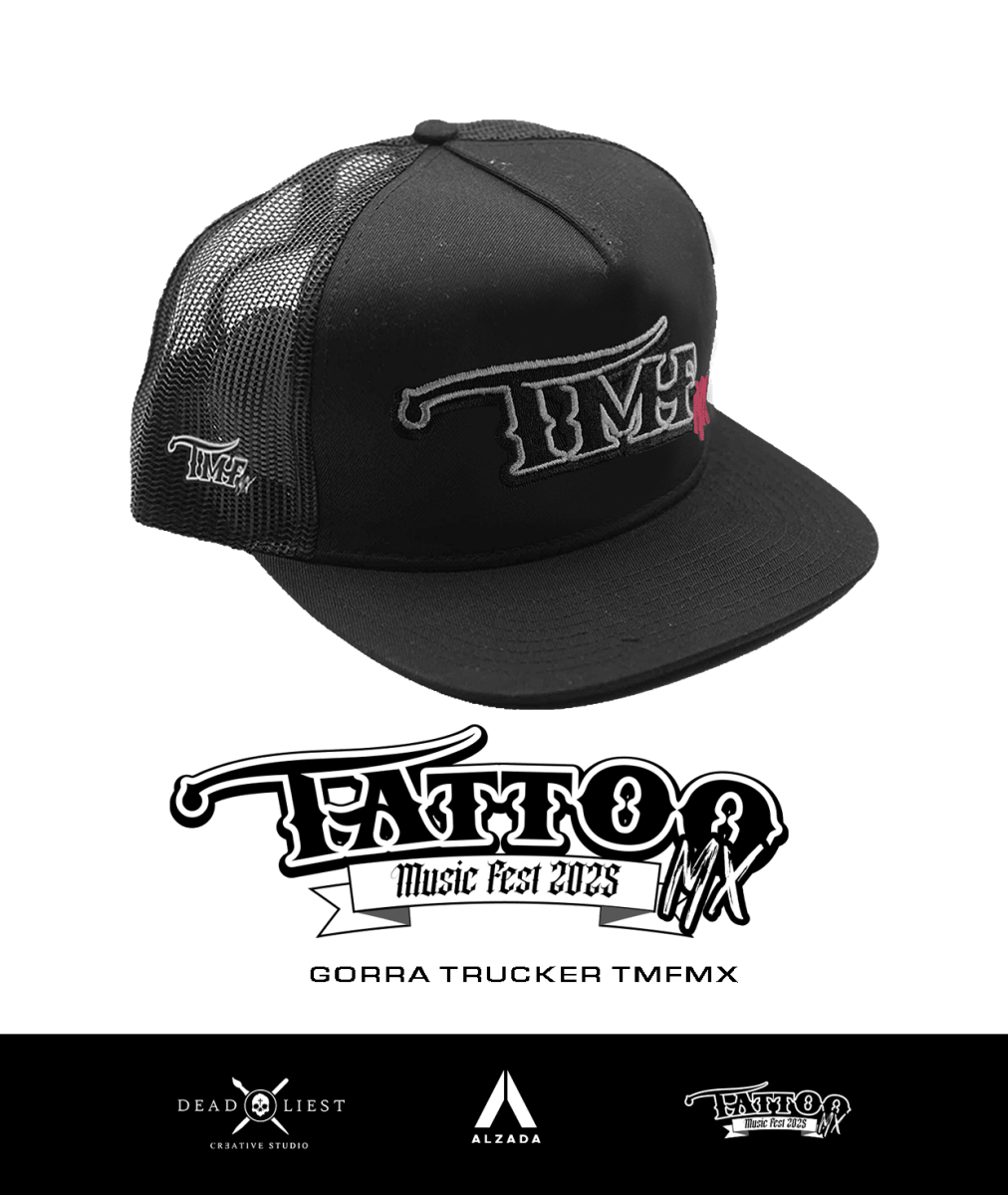 Gorra Trucker TMF MX - Alzada Streetwear - Merch, Shows y Mas
