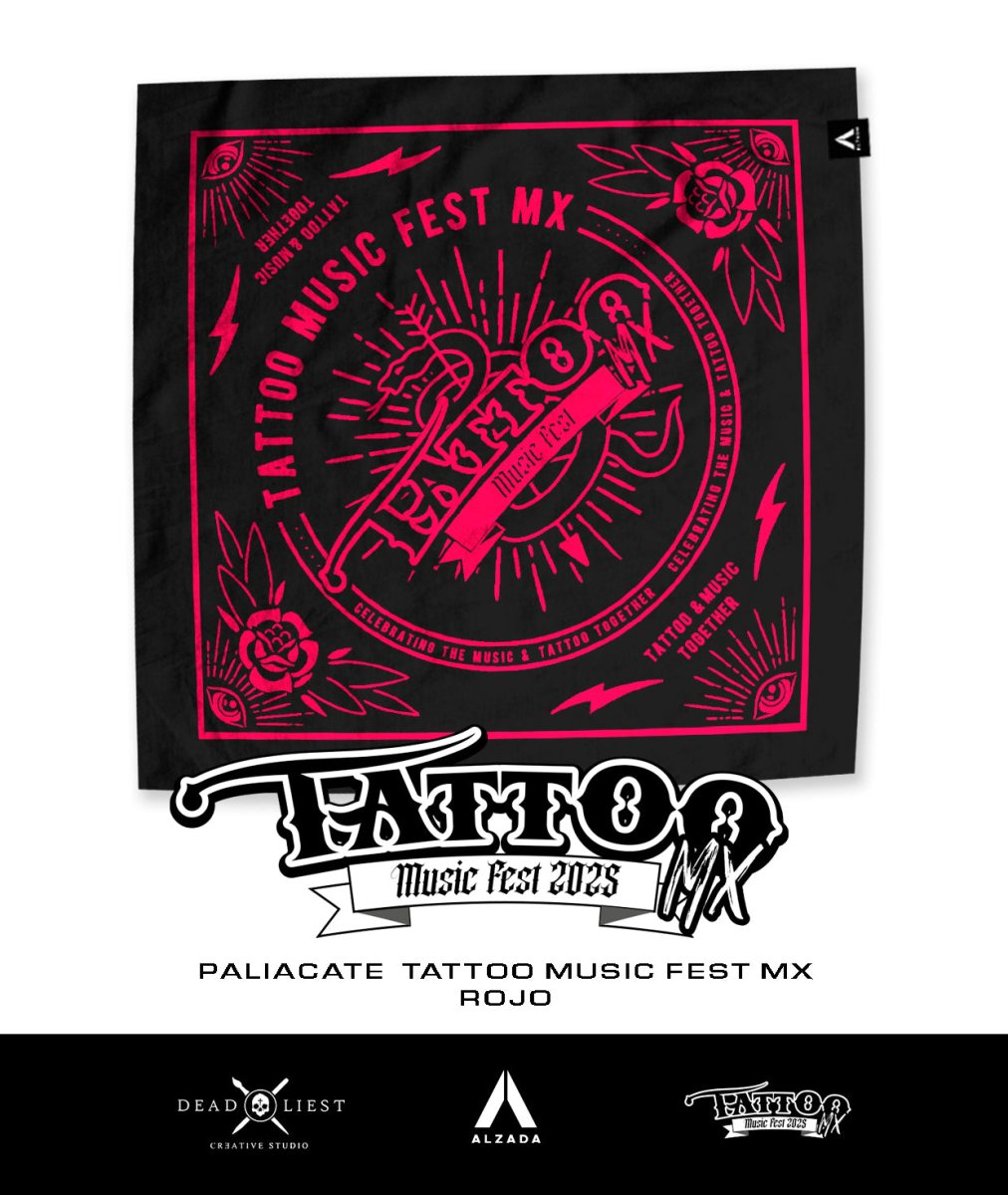 Paliacate Tattoo Music Fest MX - Alzada Streetwear - Merch, Shows y Mas