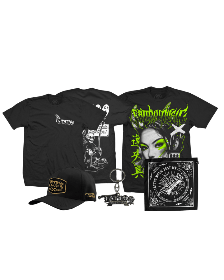 Paquete Tattooer TMF MX - Alzada Streetwear - Merch, Shows y Mas