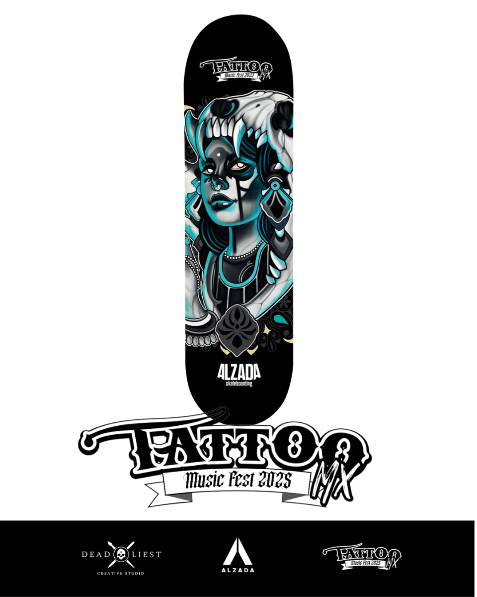 Patineta "TMF 2023" - Alzada Streetwear - Merch, Shows y Mas