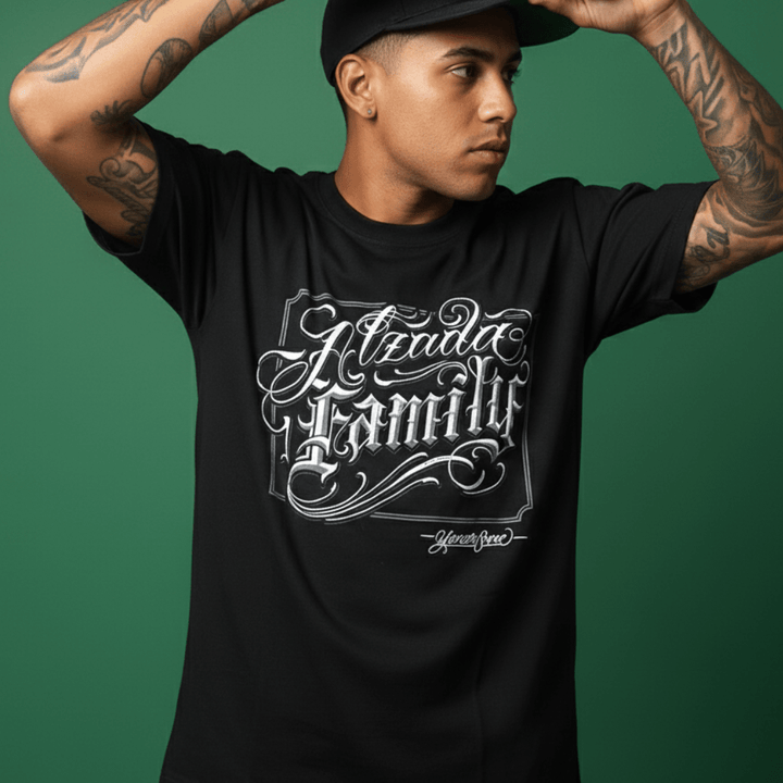 Playera Familia Alzada - Alzada Streetwear - Merch, Shows y Mas